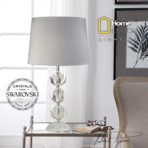 Lampa Merida - ostatnia sztuka w ofercie Lampa Merida z jasnym abażurem